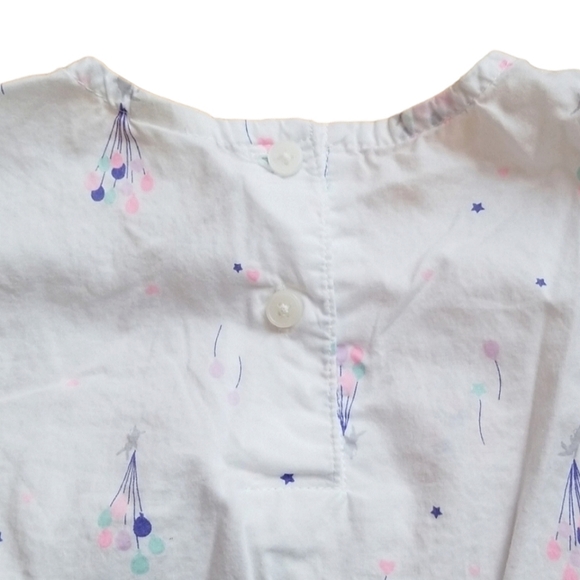 3/$10 Oshkosh 🐰 Bunny Balloons Blouse - Picture 5 of 5